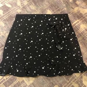 Starry wrap skirt